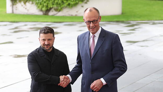 Wolodymyr Selenskyj und Friedrich Merz