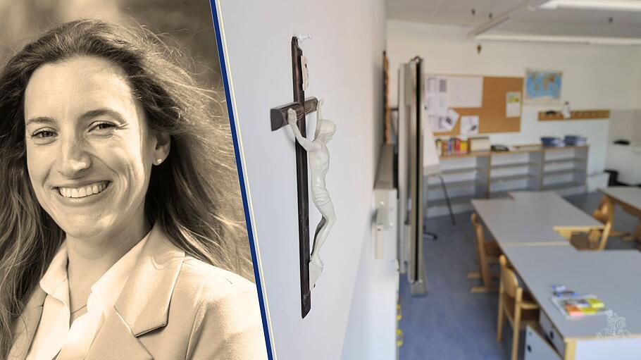 Chefredakteurin Franziska Harter, Kreuz im Klassenzimmer