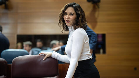 Isabel Díaz Ayuso, Ministerpräsidentin des Landes Madrid
