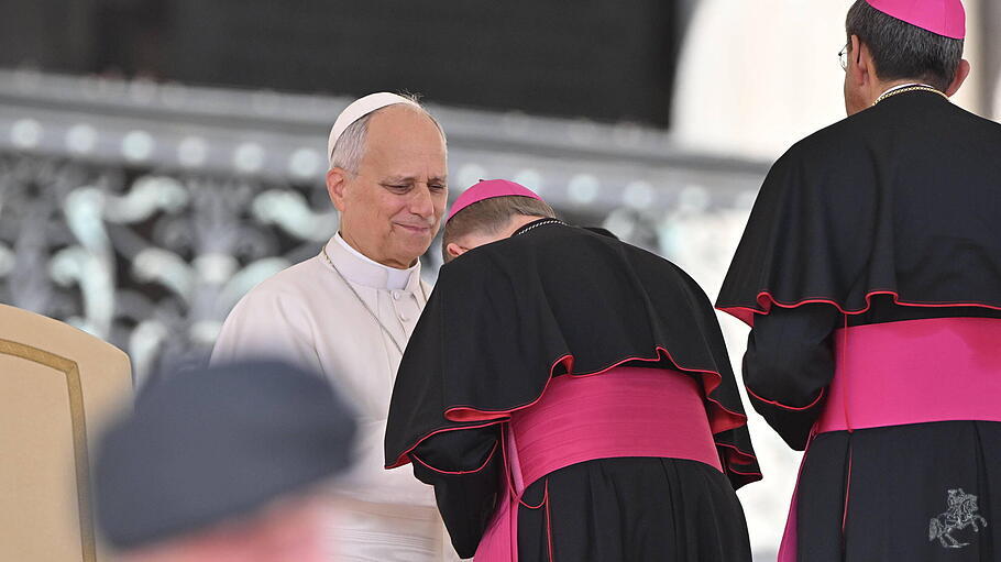 Papst Leo bei der Generalaudienz