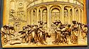 Joseph und seine Brüder; Paradiestür am Baptisterium neben dem Dom in Florenz von Lorenzo Ghiberti, 1425