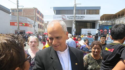 Leo XIV. als Bischof in Peru