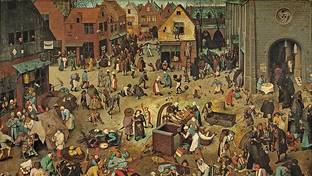 Der Kampf zwischen Karneval und Fasten