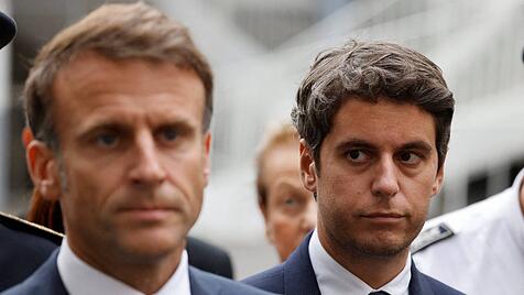 Emmanuel Macron und Gabriel Attal