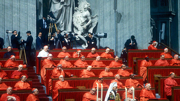 Zweites Vatikanisches Konzil von Oktober 1962 bis Dezember 1965.