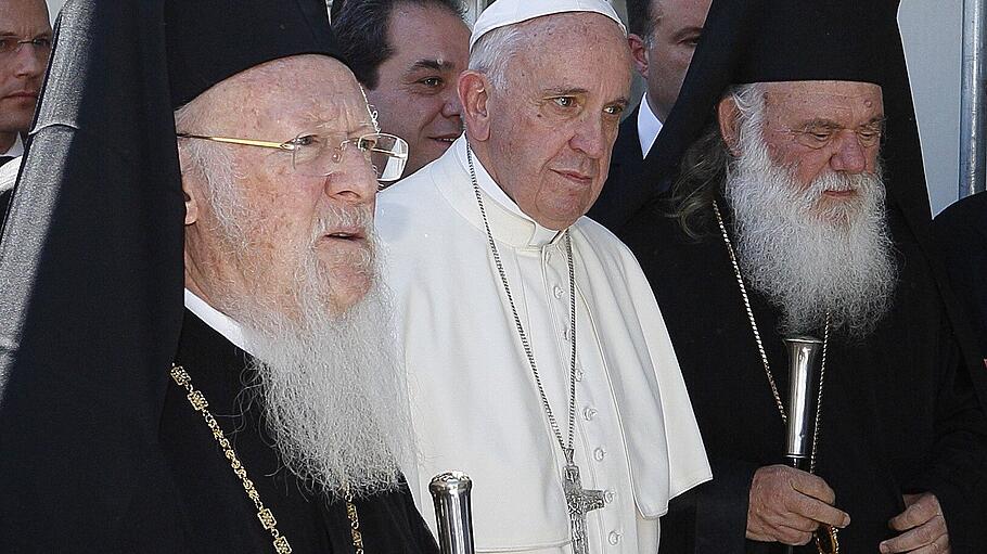 Papst Franziskus und Bartholomaios