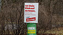Wahlplakat Linke, Grüne