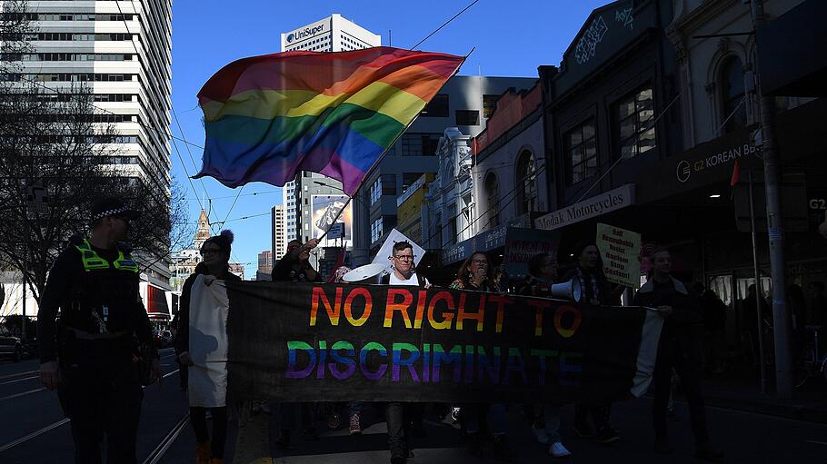 LGBT-Demo in Melbourne
