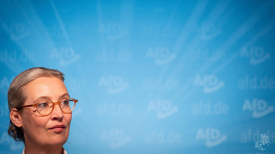 Alice Weidel, Parteivorsitzende, auf der Pressekonferenz am Tag nach den beiden Landtagswahlen in Thüringen und Sachsen