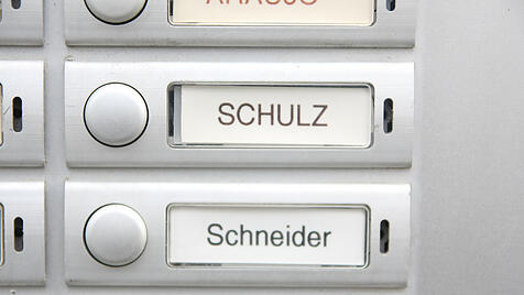 Klingelschild