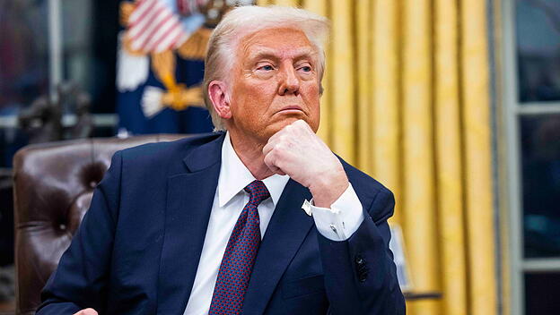 US-Präsident Donald Trump im Oval Office