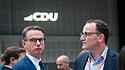 Linnemann und Merz auf dem CDU-Bundesparteitag 2024