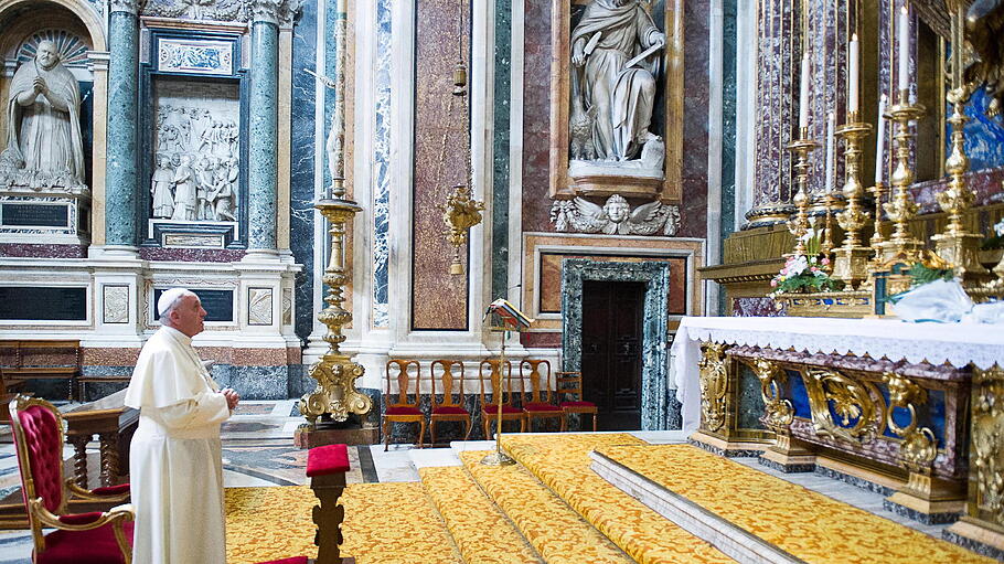 Papst in Santa Maria Maggiore