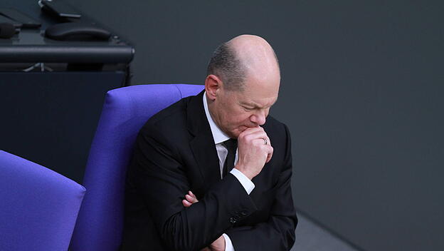 Olaf Scholz im Bundestag