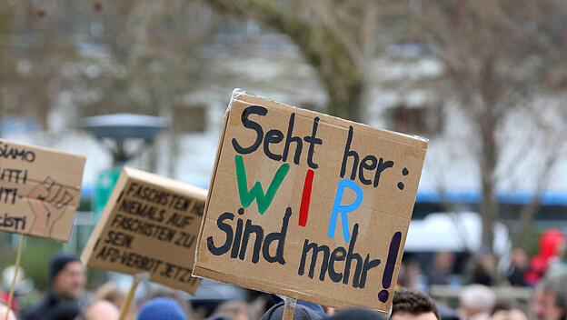 Demo des Bündnis gegen Rechts in Göttingen