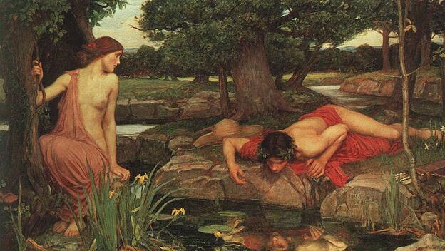 Echo und Narcissus - John William Waterhouse