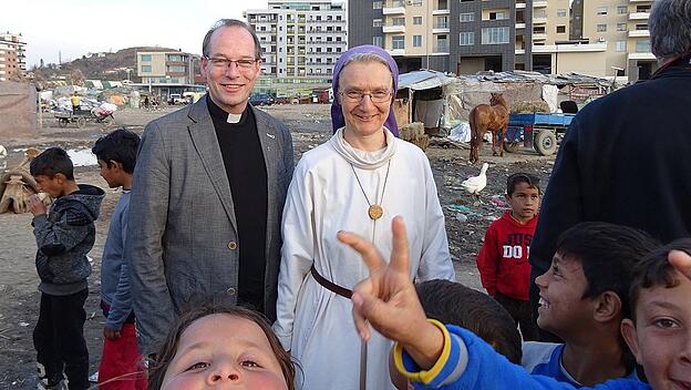 Pfarrer Hartl besuchte jüngst Renovabis-Projekte in Albanien.