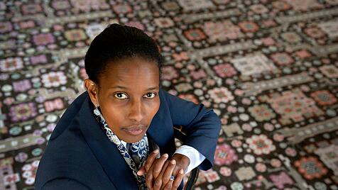 Die berühmte Islam-Kritikerin, Politikerin und Feministin Ayaan Hirsi Ali