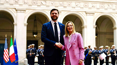 Giorgia Meloni und J. D. Vance