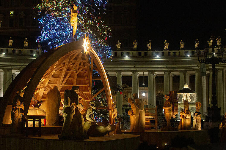 Krippe Petersplatz 2022