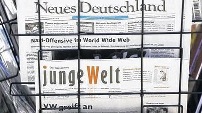 Frühere SED-Zeitung „Junge Welt“  sorgte kürzlich für einen Skandal