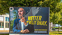 Das offizielle Plakat vom jetzigen OB Belit Onay zur anstehender Kommunalwahl 2026 in Hannover