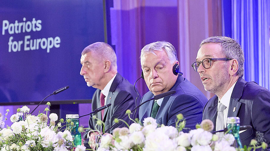 Viktor Orbán, Herbert Kickl und Andrej Babiš