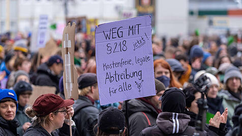 Pro-Abtreibungs-Demonstration in Berlin