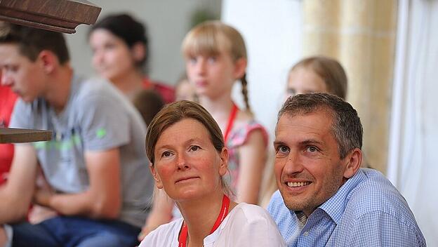 Michaela und Robert Schmalzbauer sind die Erfinder und Motoren der Jungfamilientreffen in Pöllau