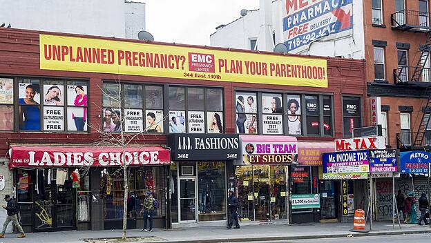Schwangerschafts-Beratungszentrum in der New Yorker Bronx