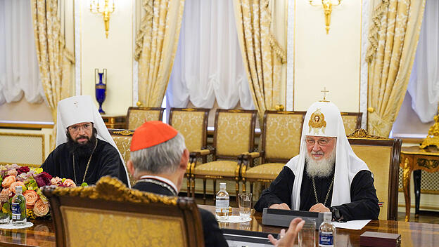 Gespräch mit dem Moskauer Patriarchen Kyrill
