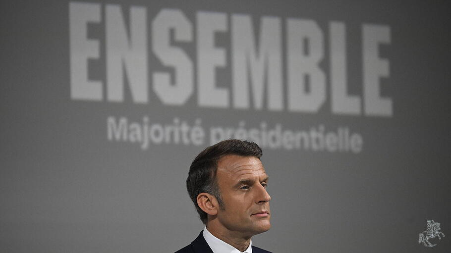Macrons Regierungskoalition landete bei den Europawahlen mit 14,6 Prozent weit hinter dem RN mit 31,4 Prozent.