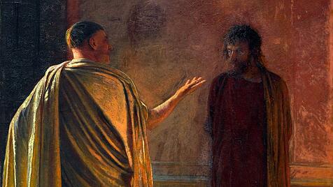 Jesus und Pilatus