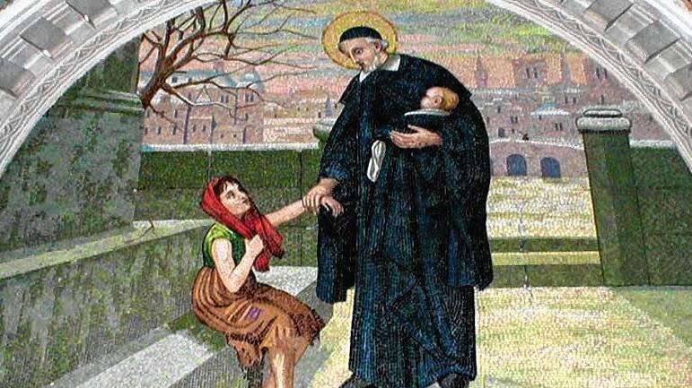 Stringent blieb Philipp Neri, hier dargestellt mit einem Mosaik in einer Kirche in Liverpool