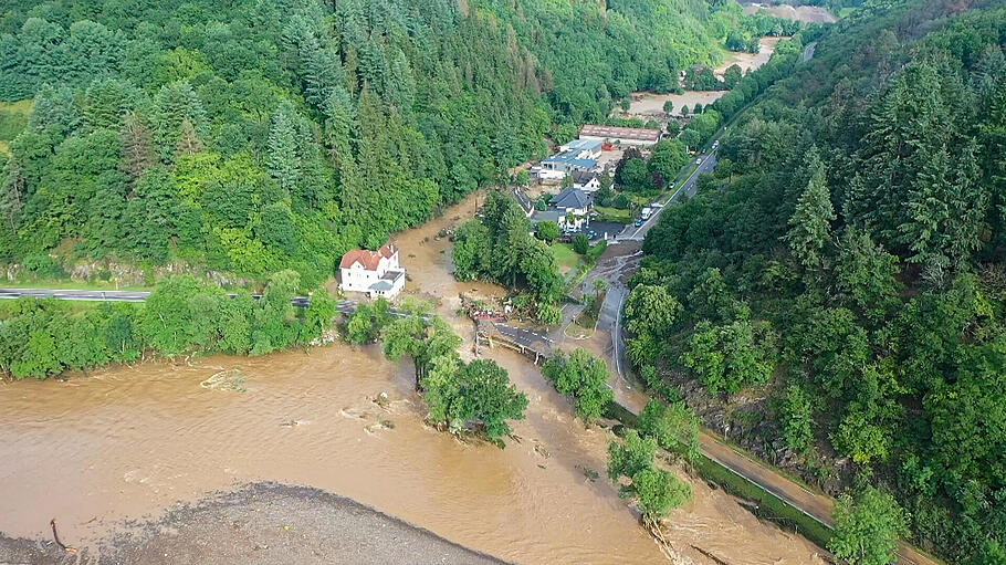 Unwetter in Rheinland-Pfalz