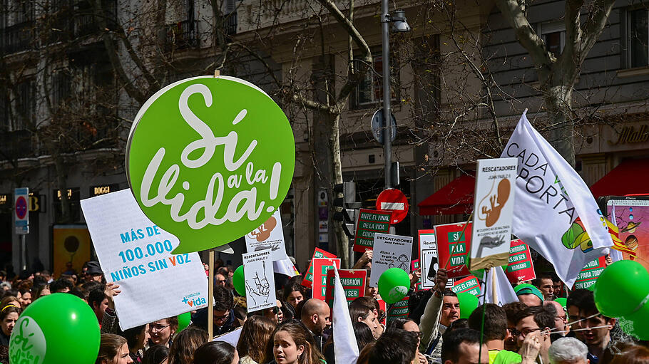 Marsch für das Leben in Madrid