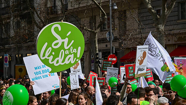 Marsch für das Leben in Madrid