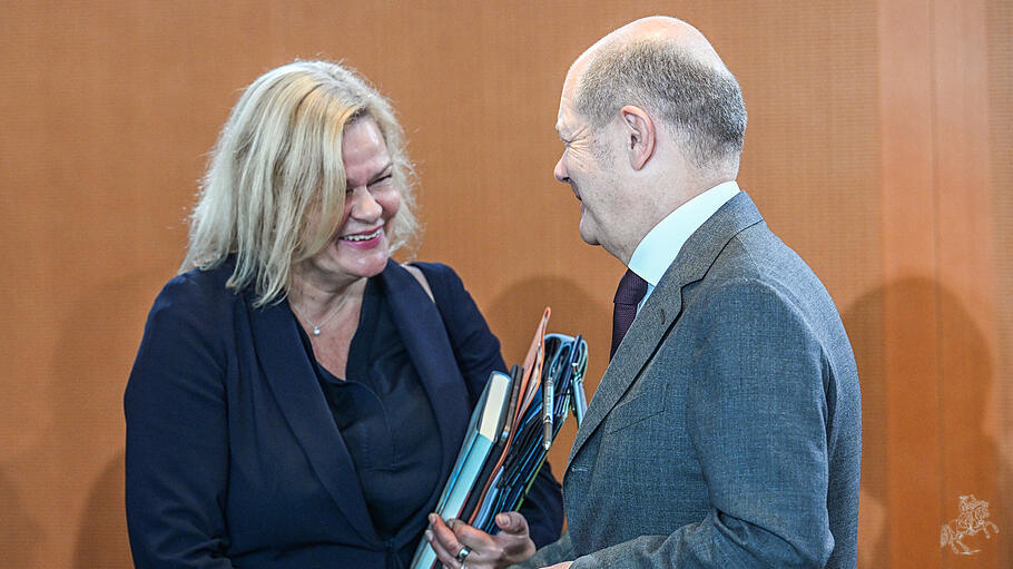 Nancy Faeser und Olaf Scholz