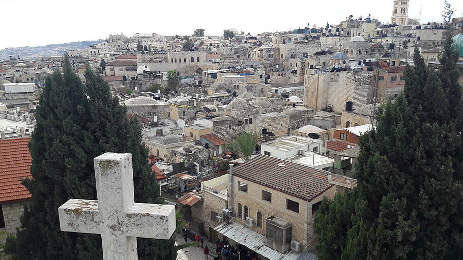 Blick über die Altstadt von Jerusalem