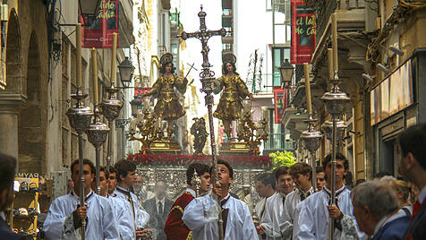 Fronleichnamsprozession in Cadiz