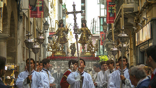 Fronleichnamsprozession in Cadiz