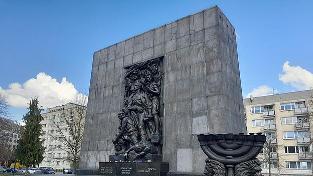 Denkmal der Helden des Ghettos in Warschau