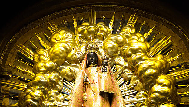 Schwarze Madonna im Kloster Einsiedeln