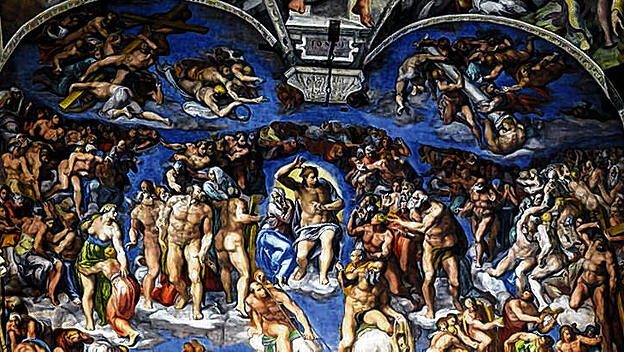 Das &bdquo;Jüngste Gericht&ldquo;,  Michelangelo