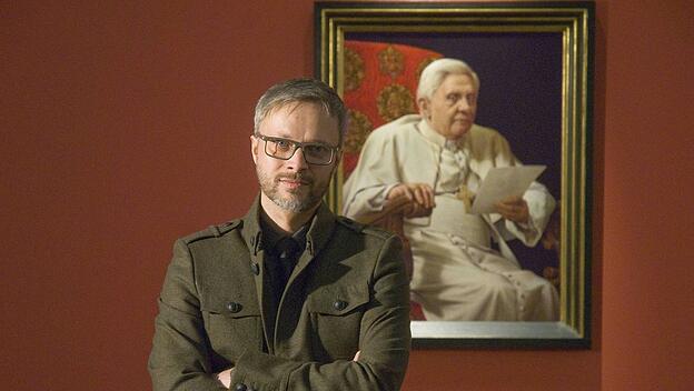 Michael Triegel hatte Papst Benedikt XVI. im Jahr 2010 porträtiert