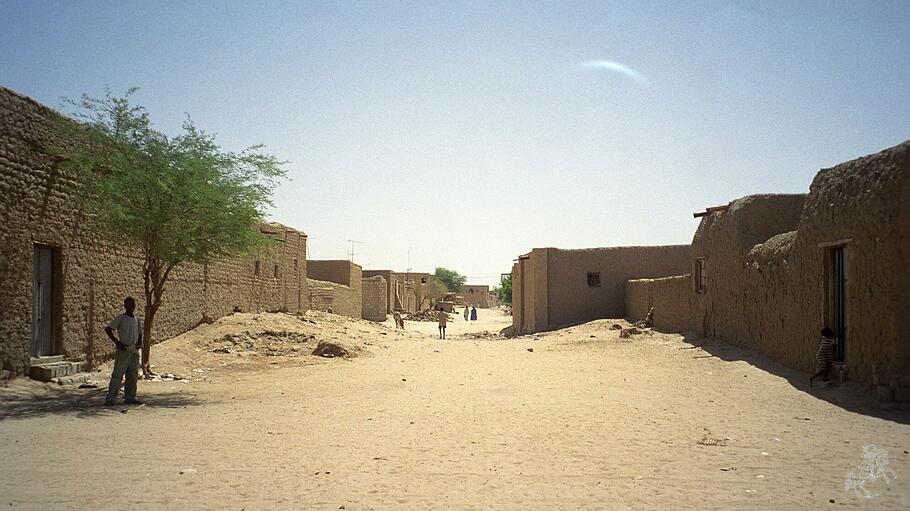 Leere Straße in Timbuktu