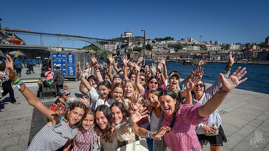 Teilnehmer des Weltjugendtags in Porto