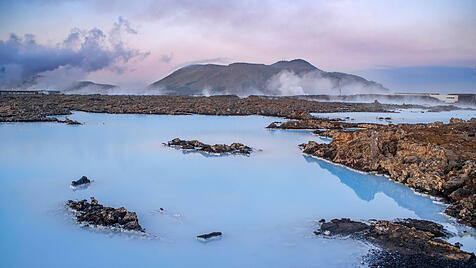 Blaue Lagune in Island