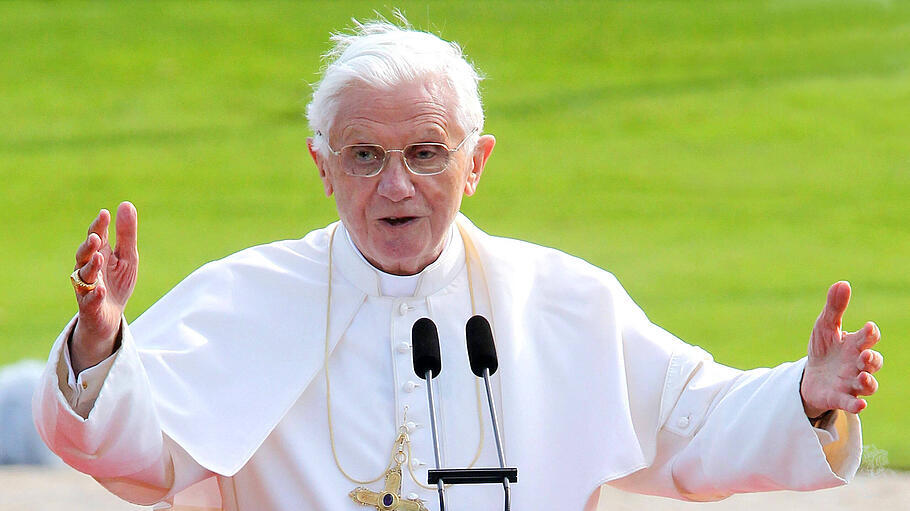 Papst Benedikt XVI in Schloss Bellevue.