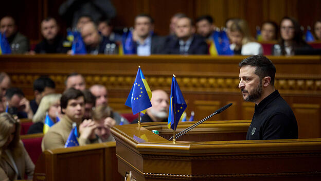 Der ukrainische Präsident Wolodymyr Selenskyj